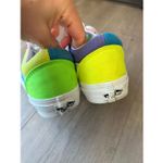Vans  Old Skool Neon Colorblock Sneakers Sz 7 Men 8.5 Women Retro 80s Photo 3