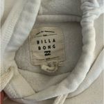 Billabong  White Hoodie Small! So cute! Photo 1
