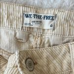 We The Free Free People  Come As You Are Corduroy Maxi Skirt Cream Size 6 Photo 2