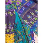 ETRO Milano Patch Quilt Skirt Blue Size 6 Photo 10
