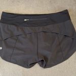 Lululemon Black Speed Up Low Rise size 8 Shorts Photo 0