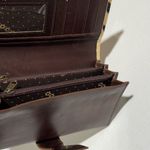 Lot Of 2 Real Handmade Animal Print Fur Leather Loop Closure Wallet/Hand Clutch Photo 4