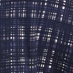 Tory Burch NWT Clementine Plaid A-Line Dress Large Navy Blue Print Ruffles Photo 2