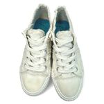 blowfish Braided Design White Pull-on Canvas Sneakers Women sz 9.5 Photo 2