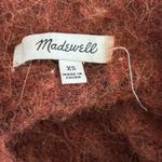 Madewell Cardigan Sweater XS Brown Merino Wool Alpaca Cottagecore Hipster Folk Photo 3