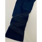 Apana  Women's Jegging Pull On Pants Elastic Waist Blue Mesh Hem Small Photo 6