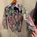 Ralph Lauren Cute paisley floral bright cheery 3/4 sleeve blouse cotton quality Photo 0