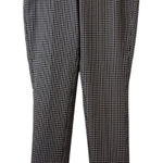 Anne Klein  Womens Brown Plaid Straight Leg Dress Work Trousers Dress Pant Sz S # Photo 0