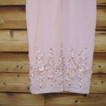 Mac Duggal 11853 Pink Crepe Sleeveless Midi Dress With Flower Beading Photo 13