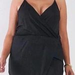 Clothing Obsessed Company Surplice Black Mini Dress Size 2X NWT Photo 0