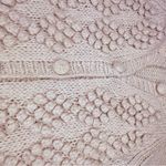 H&M Long sleeve  puff knit knot cartigan button front long sleeve sweater shirt m Photo 3