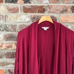Athleta  Burgundy Pranayama Wrap Cardigan Sweater Sweatshirt, S Photo 2