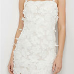 Tularosa Kimmy 3D Floral Appliqué Mini Dress, Ivory, Medium Photo 0