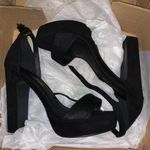 Boohoo Black Platform Heels Photo 0