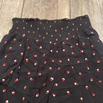 Free People Black and Red Wide Leg Pants Photo 2