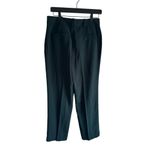 Rebecca Taylor  Cigarette Pants Emerald Green 6 Slim Fit Ankle Crop Photo 3