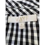 WAYF Gingham Pattern Ruffle Sleeves Off the shoulder Blouse Small preppy Photo 3