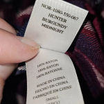 Rails  Womens Hunter Burgundy Midnight Flannel Long Sleeve Button Down Shirt Sml‎ Photo 4