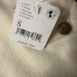 NWT FREE PEOPLE Freda Polo Tunic Pullover Shirt; Sweatshirt; oversized; small Blue Photo 4