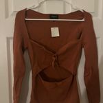 Bardot  Terracotta Long Sleeve Blouse Photo 0