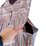 Madewell Scoopneck Mini Tank Dress in Rainbow Stripe Womens Size Medium Photo 8