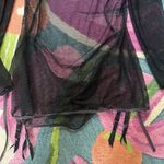 Savagexfenty NEW M Medium open back Savage X Fenty Glossy Flossy Long Sleeve Fishnet Garter Photo 5