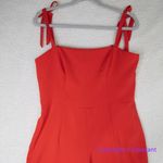 Anthropologie  BHLDN Theia Trinity jumpsuit‎ red tie strap , size 16 Photo 3