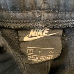 Nike  black Cotton Sweatpants Joggers Athleisure Size S Womens Embroidered Photo 3