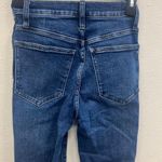 Madewell  “stovepipe” dark wash non distressed high rise jeans size 23 #717 Photo 6