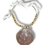 Free People Love Letter To The Sea Necklace NWT Bohemian Beach Adjustable Shell Photo 1