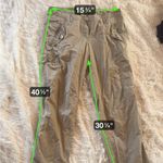 Michael Kors Khaki Wide Leg Cargo Pants size 10 Photo 1