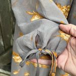 Lulus EUC Fine and Dandelion Grey Floral Shorts Romper Dress Size Large Photo 5