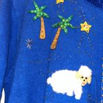 Vintage Quacker Factory Sweater Unisex Nativity Scene Ugly Christmas Sweater Size L Photo 5