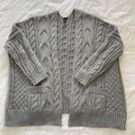 Moon & Maddison Gray Knit Cardigan Size M Photo 0