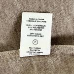 Avec Les Filles  Button Front Boyfriend‎ Shacket in Beige Oat Melange, Size Small Photo 13