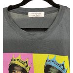 Free People  Daydreamer Biggie Slit Hi Lo Tee Gray Women’s Size Small Photo 3