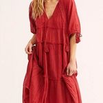 Free People  Embroidery Midi Dress Photo 0