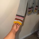 Boden Gray Striped Cuff Pocket Cardigan – Size US 8 (UK 12) Photo 5