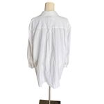 Madewell  - NWT Oversized Ex-Boyfriend Tunic White Classic Shirt White Sz M Photo 4