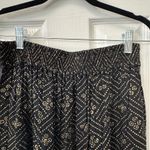 We Be Bop Top Wide Leg Pants Outfit 2 Pc Set Black Tan Beaded Artsy Native Small Photo 9