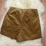 Love Tree  Asymmetric Button Camel Stretch Corduroy Skort M Photo 2