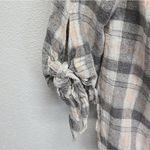 Club Monaco  Plaid Off Shoulder‎ Wool Blend Blouse Size 2 Photo 2