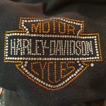 Harley Davidson Frieze O’Fallon IL Womens Size XL Black Short Sleeve Shirt Biker Photo 6