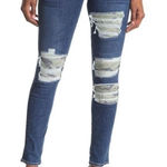 Ramy Brook  Naomi distressed sequined ankle size 27 jeans Photo 0