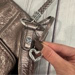 Brighton  Barbados Hobo Metallic Bronze Pebbled Leather Bag Roomy & Pockets Photo 15