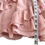 Avec Les Filles Pink Ruffled Smocked Sleeveless Maxi Dress Size 4 Photo 8