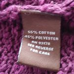 Adrienne Vittadini  Purple Boucle Sweater Vest Photo 4