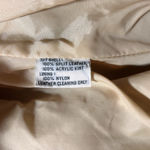 California vintage VTG 70s Women's Suede Leather Belt Knit Cardigan Sweater Jacket Beige Size Small Photo 11