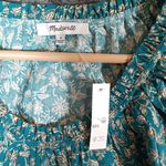 Madewell  Set Skirt N Top Tiered Mini Skirt Ditsy Floral Color V Neck Blouse 4 Photo 4