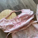 Lisa Marie Fernandez X target pink floral off shoulder dress‎ Size L Photo 4
